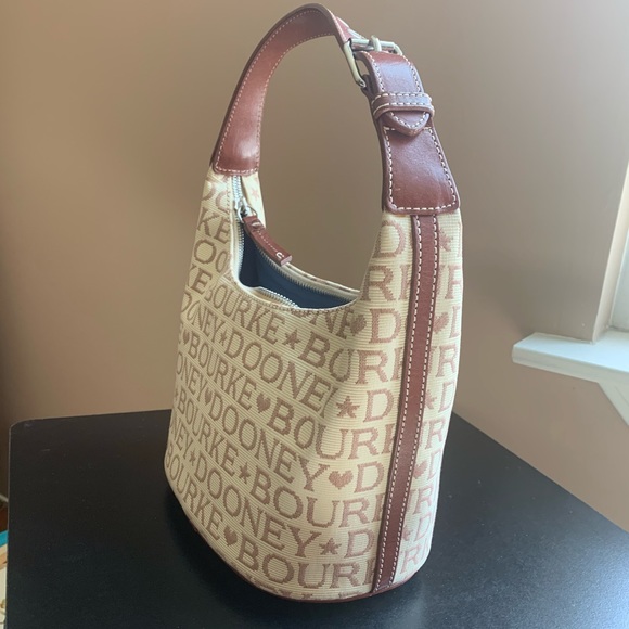 Dooney & Bourke Signature Canvas Mini Bucket Bag - Picture 14 of 14